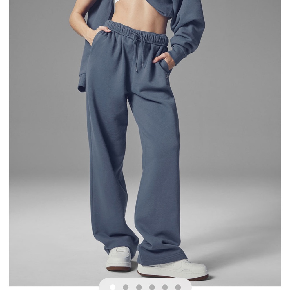 Accolade straight leg sweatpants - bluestone